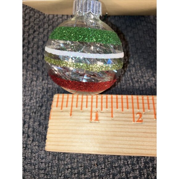 Christopher Radko Shiny Brite 12 Glass Christmas Tree Ornaments 2014 - Picture 10 of 12